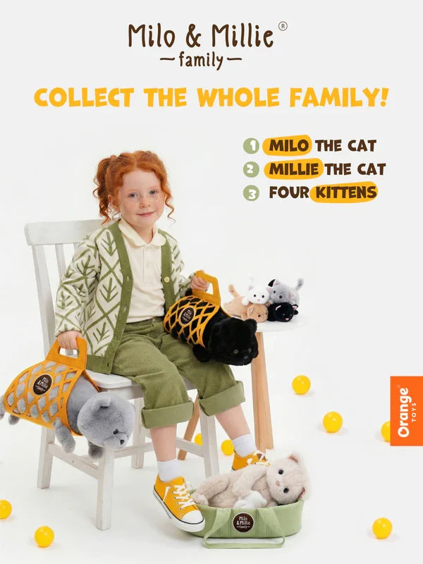 Milo & Millie Plush, Beige Kitten (13 cm) - 0+: NEW ARRIVAL