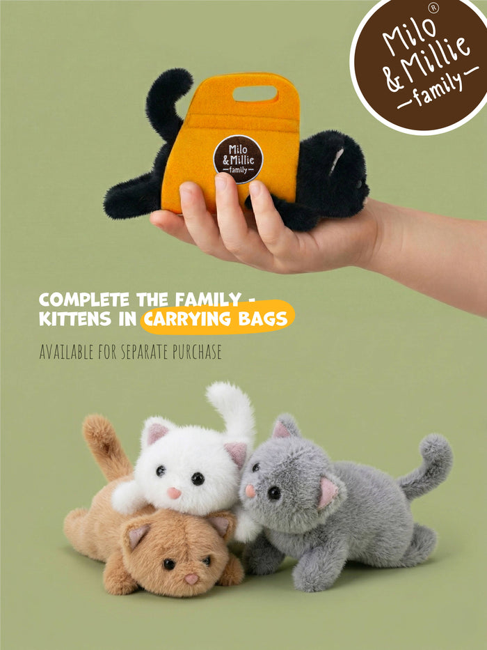 Milo & Millie plush, Black Kitten (13 cm) - 0+: NEW ARRIVAL