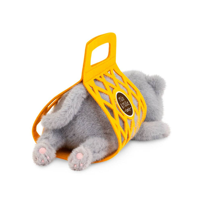 Milo & Millie Plush, Milo the Grey Cat (35 cm)-0+: SOLD OUT