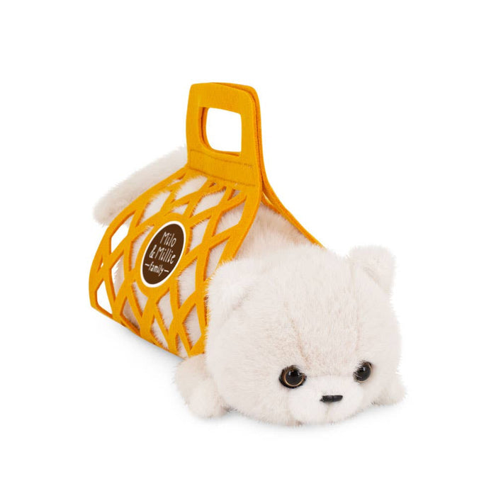 Milo & Millie Plush, Milo the White Cat (35 cm)-0+: SOLD OUT