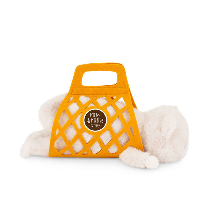 Milo & Millie Plush, Milo the White Cat (35 cm)-0+: SOLD OUT