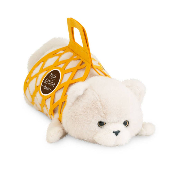 Milo & Millie Plush, Milo the White Cat (56 cm)-0+: NEW ARRIVAL LAST ONE