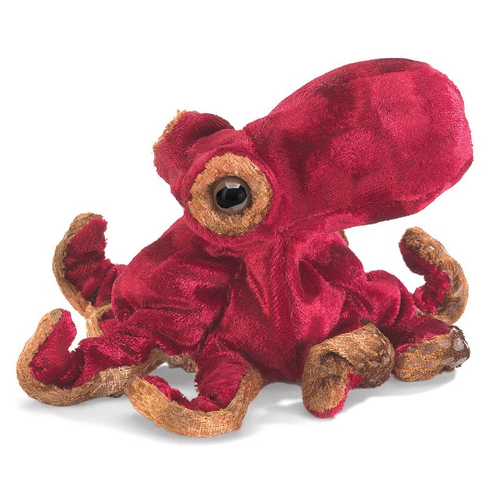 Mini Red Octopus Puppet NEW ARRIVAL - Ruby & Grace