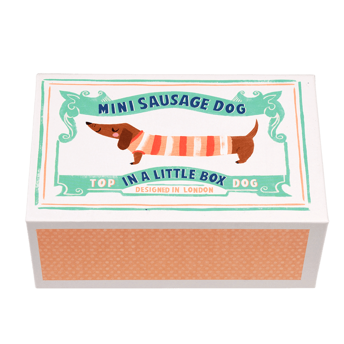 Mini Sausage Dog in Little Matchbox: NEW ARRIVAL - Ruby & Grace