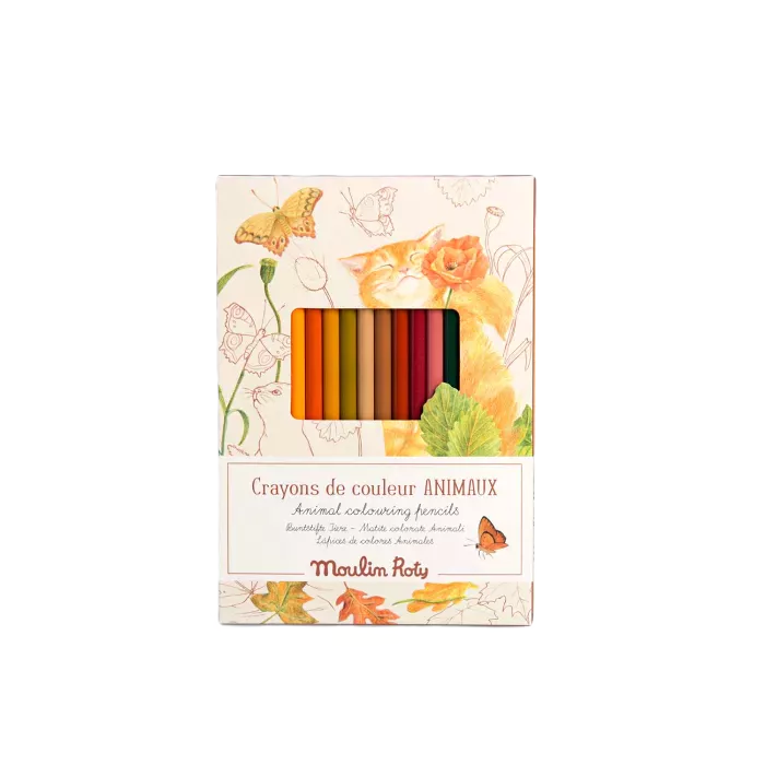Moulin Roty Animal-Themed Colouring Set – Le Jardin du Moulin Collection 🐾🎨 SOLD OUT