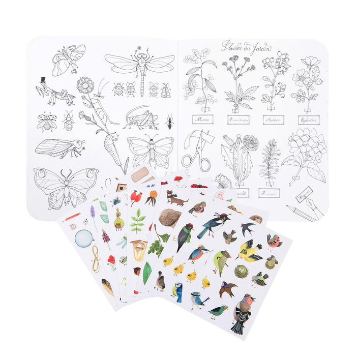 Moulin Roty Botanist Sticker Book: SOLD OUT