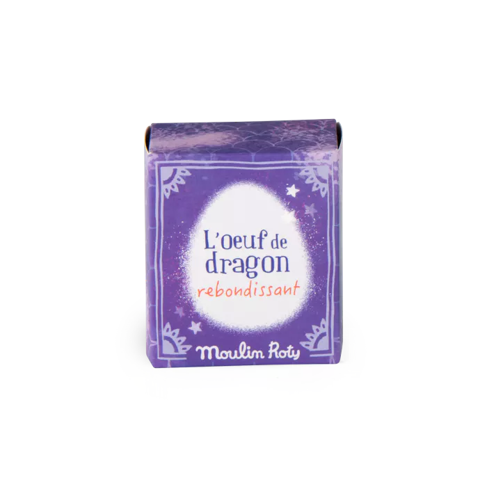 Moulin Roty Dragon Egg Bouncy Ball Purple – (Little Wonders Collection) NEW ARRIVALS🐉✨