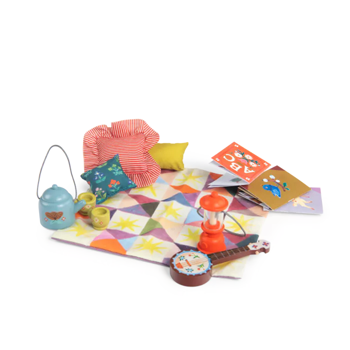 Moulin Roty Les Minouchkas, Reading Nook Fireside Acccessory Set: BACK IN STOCK