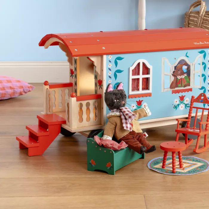 Moulin Roty Les Minouchkas, Wooden Caravan: LAST ONE