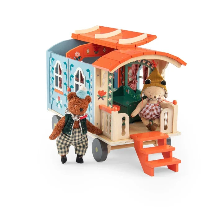 Moulin Roty Les Minouchkas, Wooden Caravan: LAST ONE