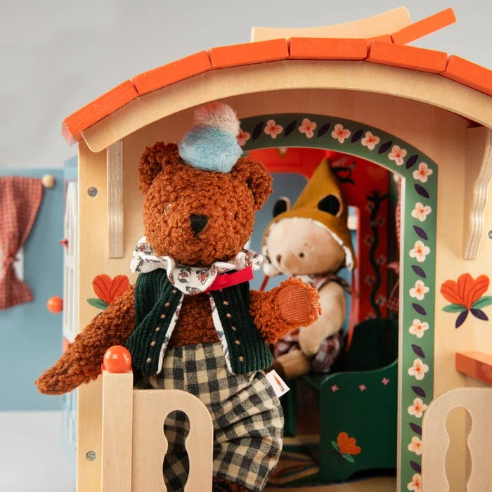 Moulin Roty Les Minouchkas, Wooden Caravan: LAST ONE