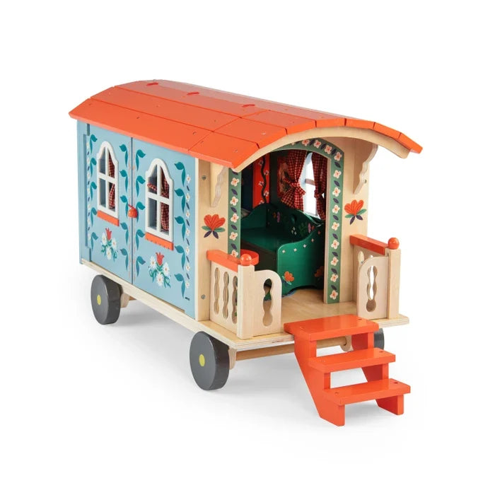 Moulin Roty Les Minouchkas, Wooden Caravan: LAST ONE
