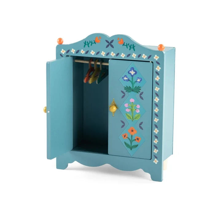 Moulin Roty Les Minouchkas, Wooden Wardrobe: BACK IN STOCK
