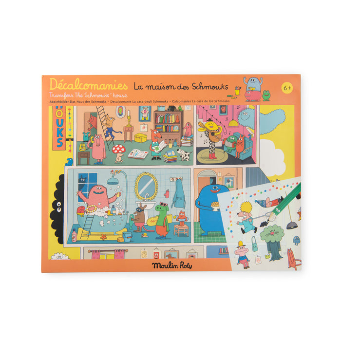 Moulin Roty Les Schmouks House Transfers Set – NEW ARRIVAL