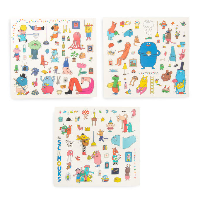Moulin Roty Les Schmouks House Transfers Set – NEW ARRIVAL