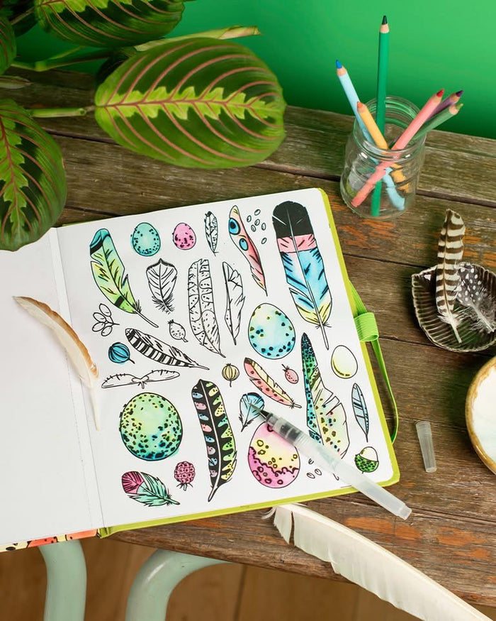 Moulin Roty Magic Watercolour Colouring Book Le Jardin du Moulin: NEW ARRIVAL