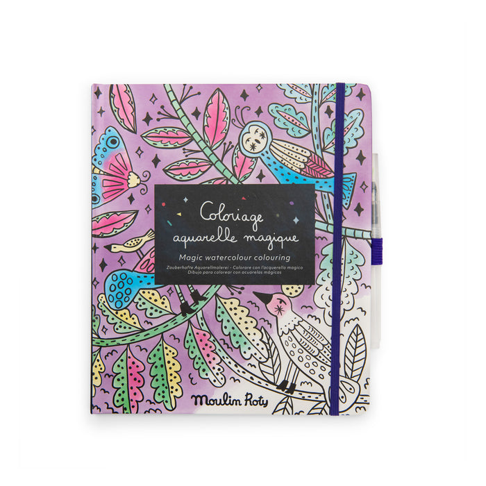 Moulin Roty Magic Watercolour Colouring Book Les Comètes Filantes: NEW ARRIVAL