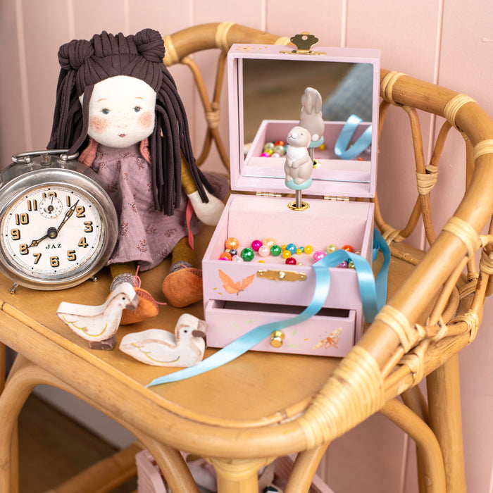 Moulin Roty Musical Bunny Jewellery Box, Les Rosalies: NEW ARRIVAL