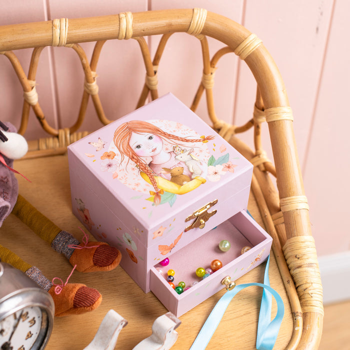 Moulin Roty Musical Bunny Jewellery Box, Les Rosalies: NEW ARRIVAL