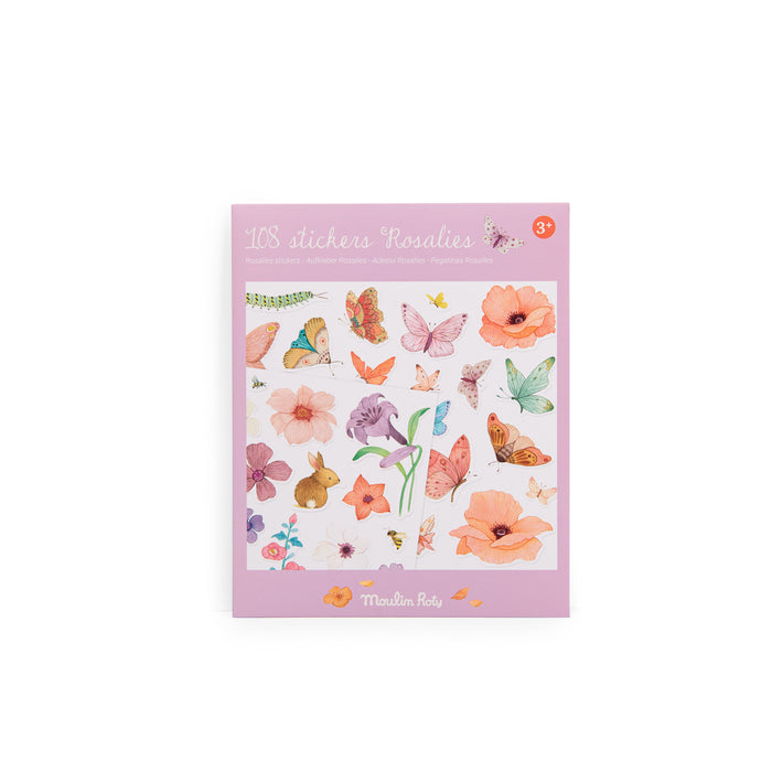 Moulin Roty Pack of 108 Stickers Les Rosalies – NEW ARRIVAL