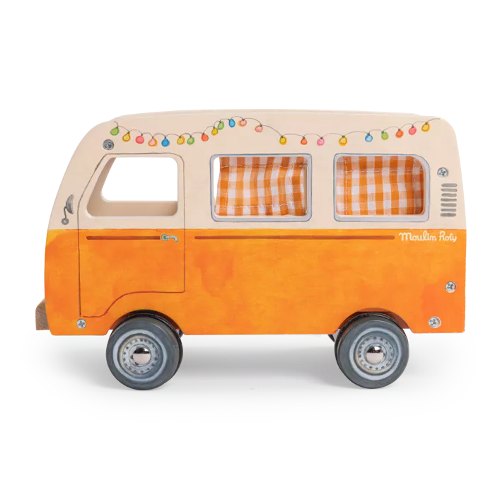 Moulin Roty The Big Family Wooden Camper Van – Ready for Adventure! 🚐🌳 BACK SOON