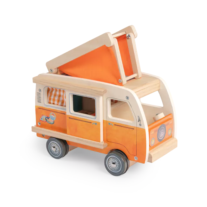 Moulin Roty The Big Family Wooden Camper Van – Ready for Adventure! 🚐🌳 BACK SOON