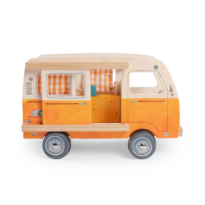 Moulin Roty The Big Family Wooden Camper Van – Ready for Adventure! 🚐🌳 BACK SOON