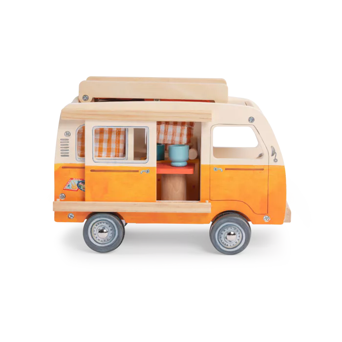 Moulin Roty The Big Family Wooden Camper Van – Ready for Adventure! 🚐🌳 BACK SOON