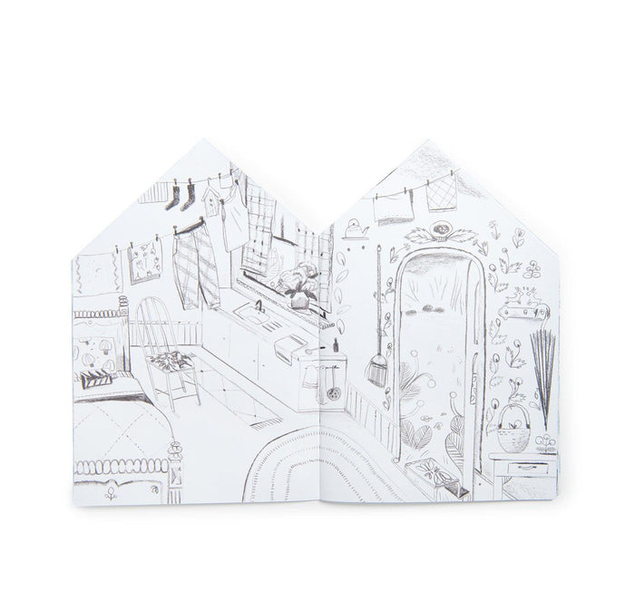 Moulin Roty The Minouchkas Colouring Book With Stickers: BACK IN STOCK