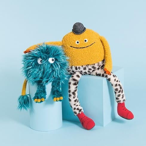 Moulin Roty The Schmouks Blue Choukette Plush Toy: BACK IN STOCK