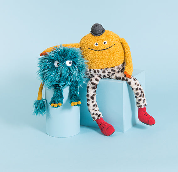 Moulin Roty The Schmouks Blue Choukette Plush Toy: BACK IN STOCK