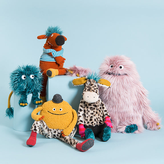 Moulin Roty The Schmouks Blue Choukette Plush Toy: BACK IN STOCK