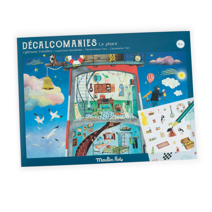 Moulin Roty Transfers Set  Big Lighthouse – NEW ARRIVAL