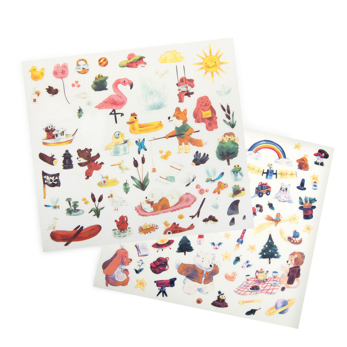 Moulin Roty Transfers Set  La bande à Jojo – NEW ARRIVAL