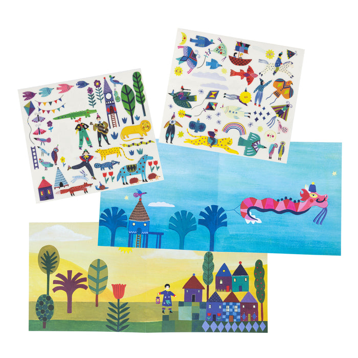 Moulin Roty Transfers Set Les Comètes Filantes – NEW ARRIVAL