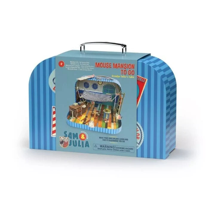 Mouse Mansion House To Go, Grandpa Sailor's Cabin Suitcase Ltd Edition: LAST CHANCE