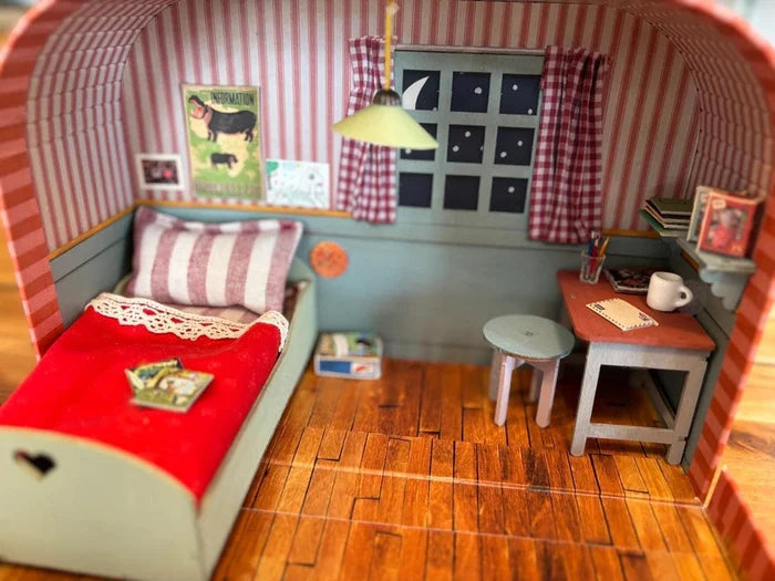 Mouse Mansion House To Go, Sleepover Suitcase, Ltd Edition NEW PRODUCT - Ruby & Grace