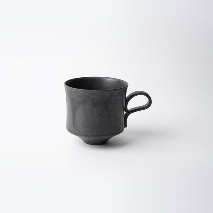 [MUG (CUP)] EASY-TO-HOLD MUG BLACK | KYOTO-KIYOMIZU WARE | FUUU