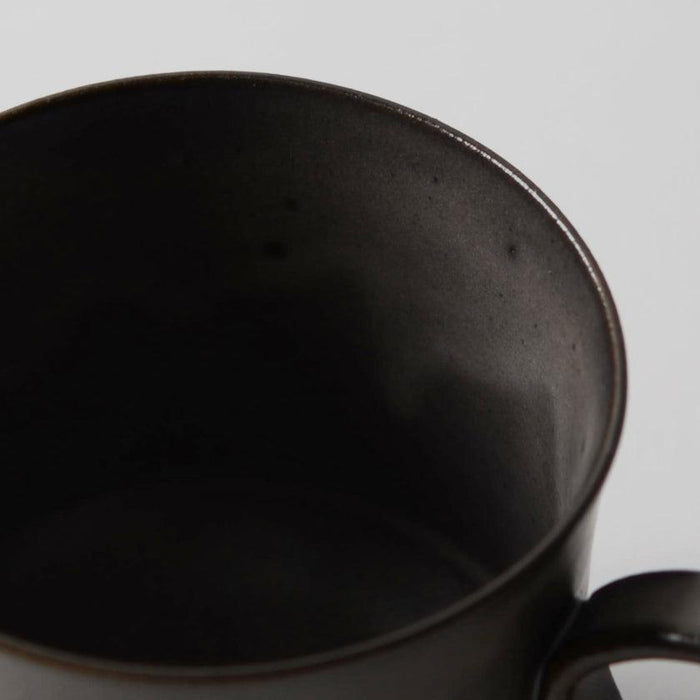 [MUG (CUP)] EASY-TO-HOLD MUG GRAY | KYOTO-KIYOMIZU WARE | FUUU