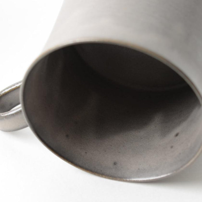 [MUG (CUP)] EASY-TO-HOLD MUG GRAY | KYOTO-KIYOMIZU WARE | FUUU