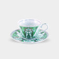 [MUG (CUP)] HAZUKI COFFEE BOWL PLATE MOEGI | HAYASHIKURO KILN | OLD IMARI-ARITA WARES