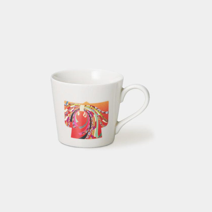 [MUG (CUP)] KIMONO (WHITE) | COLOR & DESIGN CHANGE | MINO WARES | MARUMO TAKAGI