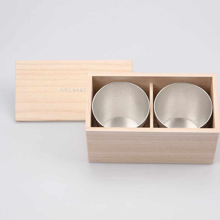 [MUG (CUP)] NAJIMI TUMBLER 2 PIECES (WITH PAULOWNIA BOX) | CASTING | NOUSAKU