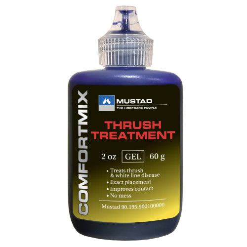 Mustad ComfortMix Thrush Treatment for Horses Hoof Care Gel 2 oz.