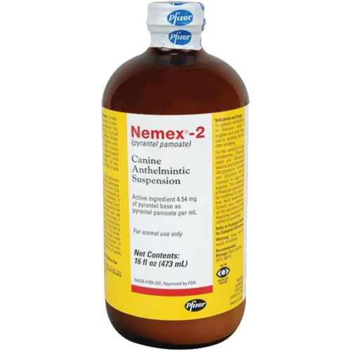 Nemex II Wormer 16 oz. Roundworm & Hookworm Treatment for Dogs & Puppies