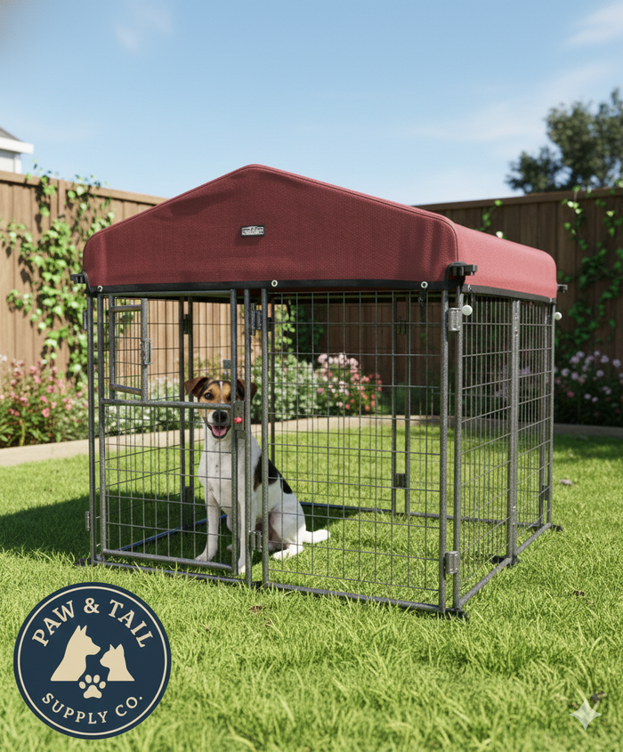 Neocraft My Pet Companion Outdoor Dog Kennel w/ Roof Heavy Duty 48"x48"x54"