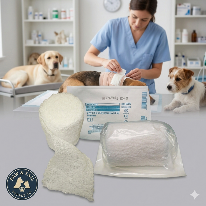 Neogen Livestock & Veterinary Stretch Gauze Bandage 6 Ply Sterile 3.5 Inch x 3.6 Yard Roll