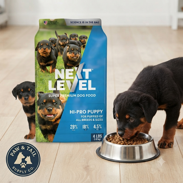 Next Level Hi-Pro Puppy Dry Dog Food Kibble All Breeds 4lbs. USA Made