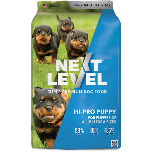 Next Level Hi-Pro Puppy Dry Dog Food Kibble All Breeds 4lbs. USA Made