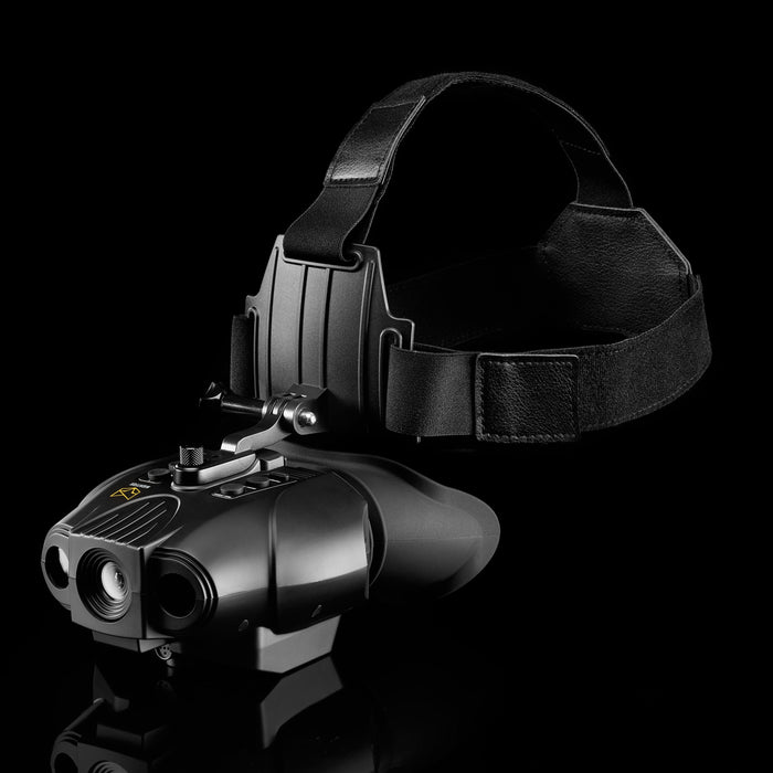 Nightfox Swift 2 Night Vision Goggles with Head Strap | Black background